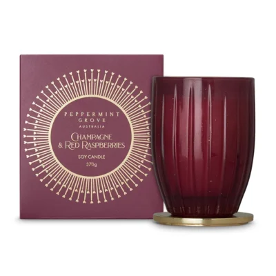 Champagne & Red Raspberries candle