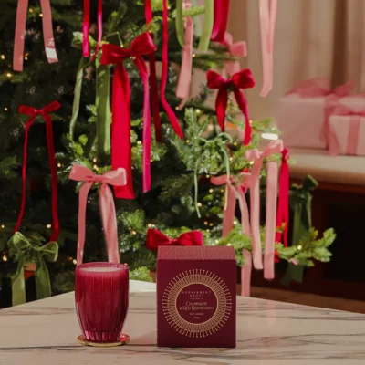 Alternative view of Peppermint Grove Champagne & Red Raspberries | Large Candle 370g